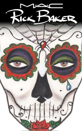 Эскиз фантазийного макияжа