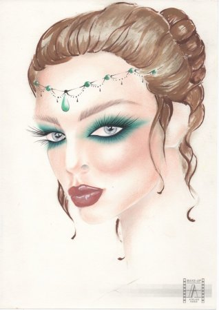 Наброски для аквагрима