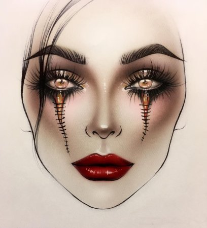 Пиковая дама грим