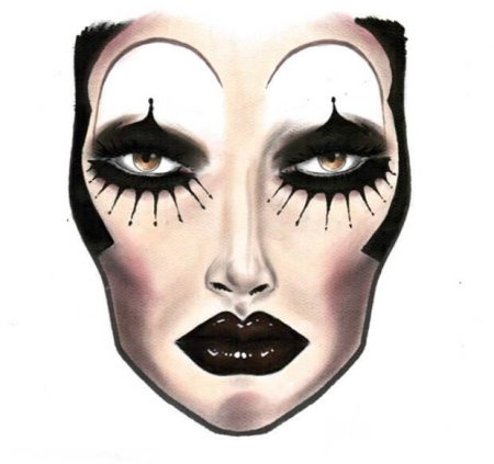 Макияжи стилизация