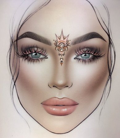 Макияж для рисования