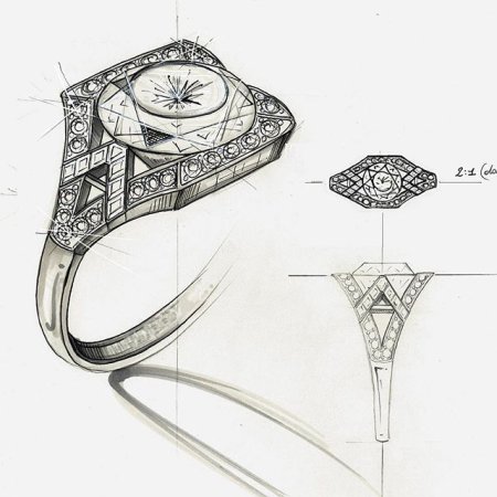 Зарисовки ювелирных украшений