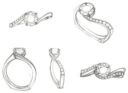 Украшения карандашом