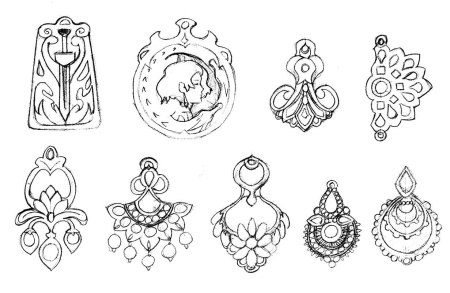 Наброски украшений