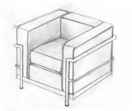 Эскиз предмета мебели