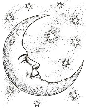 Полумесяц с лицом