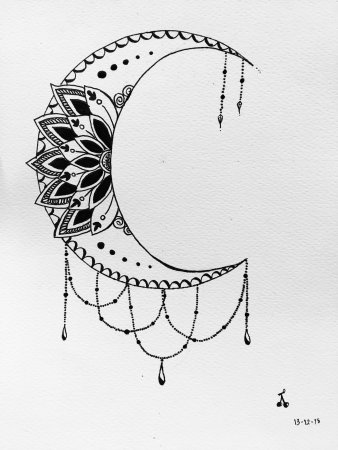 Лунница оберег эскиз