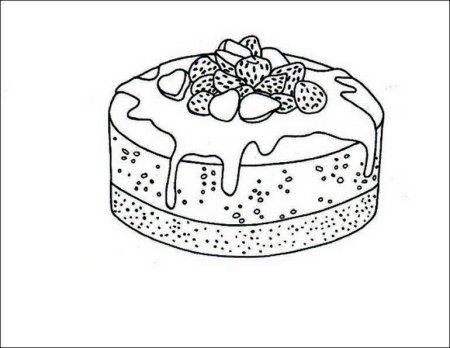 Эскиз торта