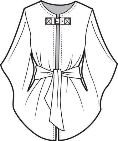 Кейп технический эскиз