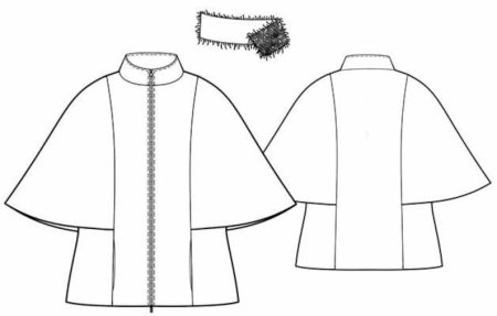 Лекало мехового пальто