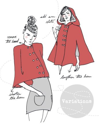 Кейп выкройка