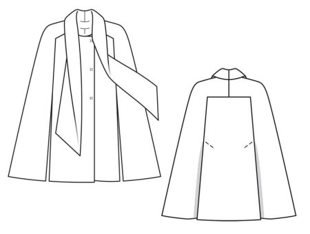 Пальто-Кейп Бурда