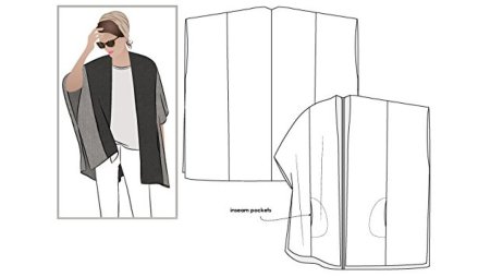 Накидка Кейп трансформер выкройка