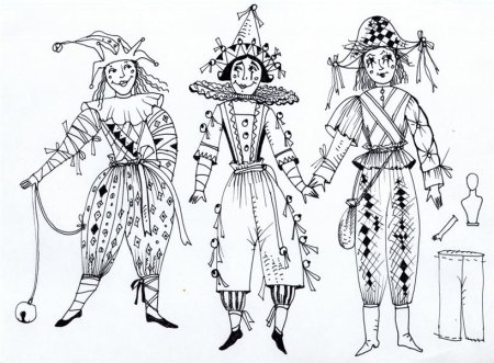 Зарисовки театральных кукол