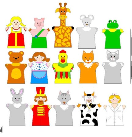 Перчаточная кукла своими руками для кукольного театра своими руками