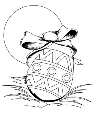 Пасхальное яйцо рисунок