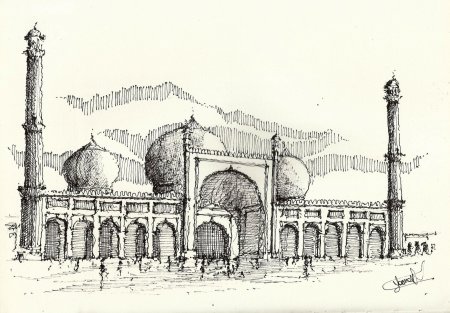 Арабская архитектура рисунок