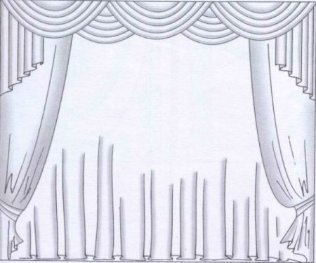 Театральный занавес эскиз