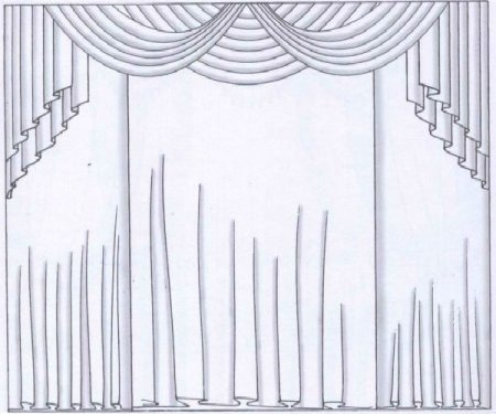 Театральный занавес эскиз
