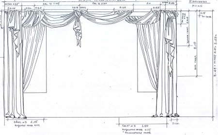 Ламбрекен эскиз