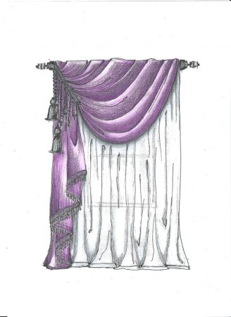 Эскизы штор