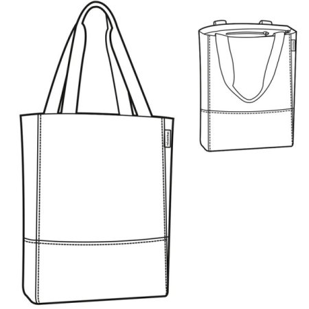 Эскиз сумки шоппер