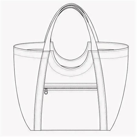 Лекало пляжной сумки