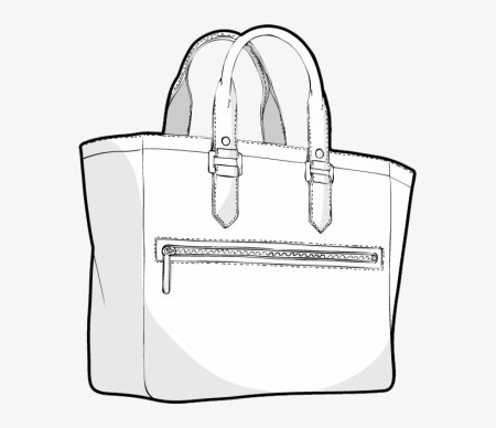 Сумка тоут скетч
