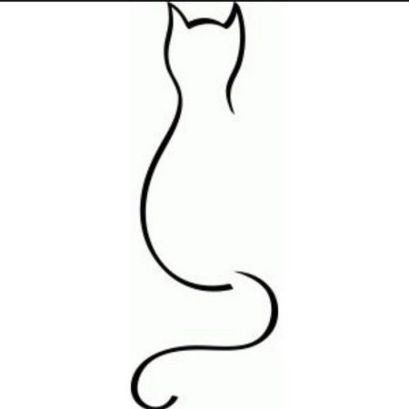 Кошка эскиз