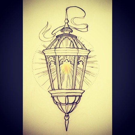 Фонарь эскиз