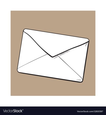 Конверт вид сверху