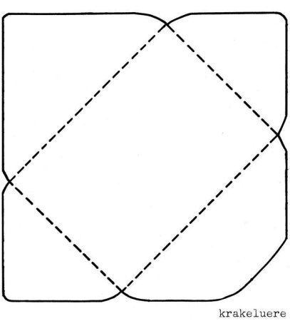 Конверт шаблон