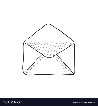 Конверт скетч