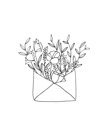 Раскраски растения Минимализм