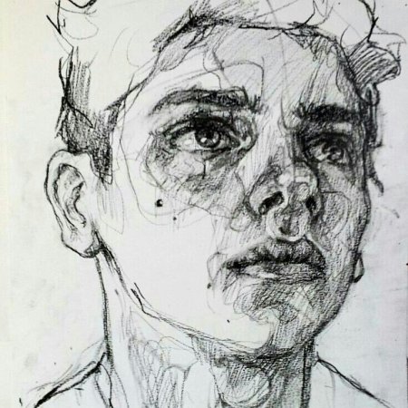 Зарисовки портретов карандашом