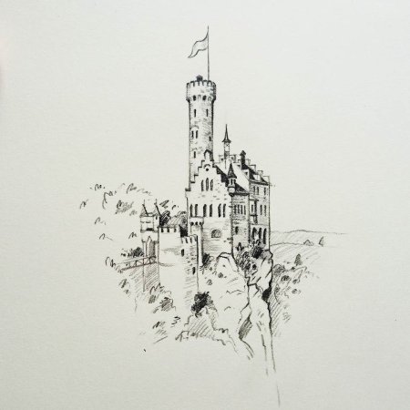 Замок набросок