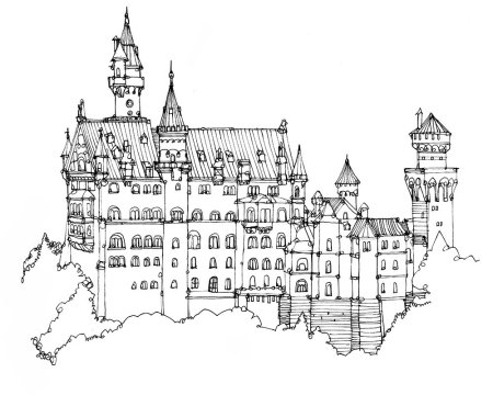 Замок Нойшванштайн