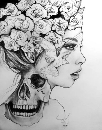 Эскизы карандашом