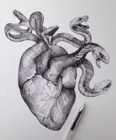 Необычные рисунки карандашом