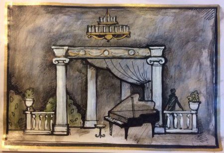 Эскиз театральной декорации