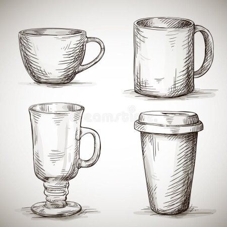 Зарисовка кружки