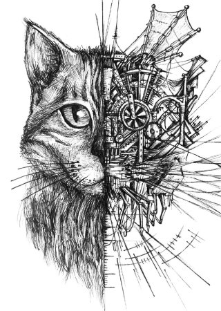 Наброски кошек