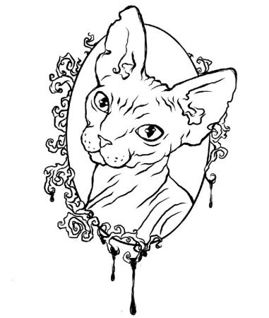 Рисунки котов смешные для срисовки