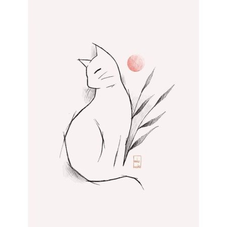 Котик карандашом