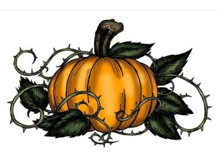 Узоры на тыкве