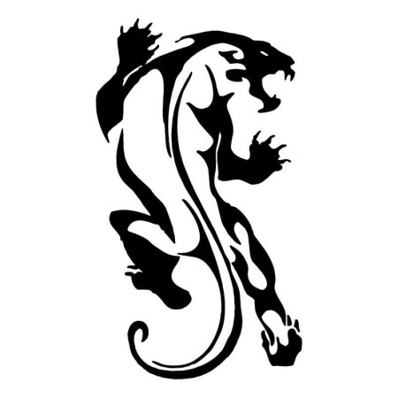 Тату пантера трайбл