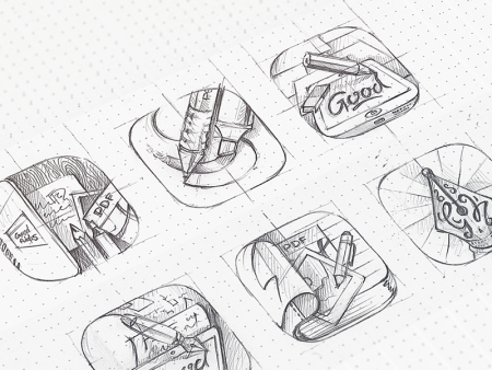 Скетчи логотипов