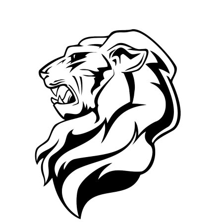 Стилизованная голова Льва