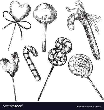 Раскраска леденец