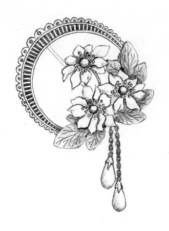 Брошь рисунок
